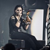 Stefanie in Hannover 2012 mit Weihnachtshuhn
